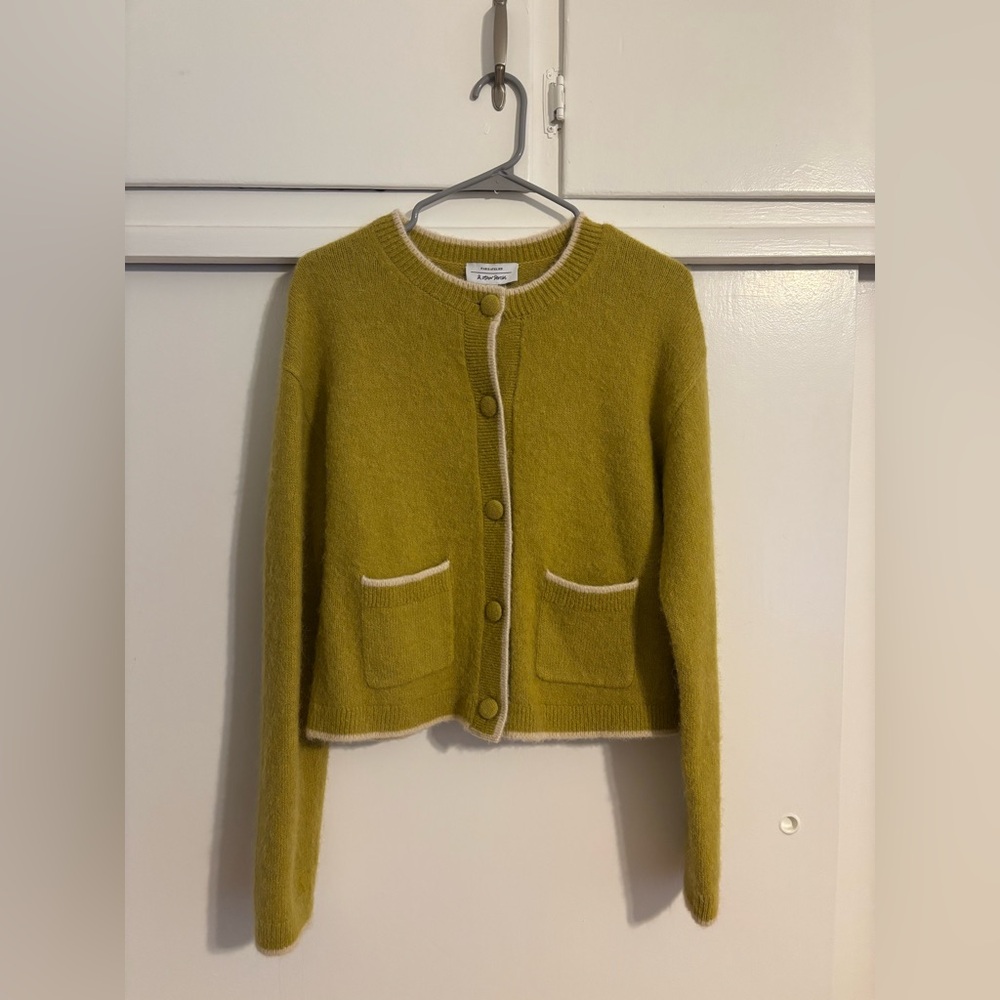 & Other Stories Boxy Crew Neck Cardigan